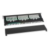 Патч-панель 19дюйм 1U 24 порта RJ45 кат.5E Dual IDC PL-24-Cat.5e-SH-Dual IDC полностью экранир. Cabe