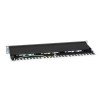 Патч-панель 19дюйм 1U 24 порта RJ45 кат.5E Dual IDC PL-24-Cat.5e-SH-Dual IDC полностью экранир. Cabe