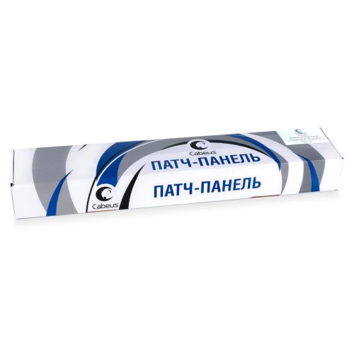 Патч-панель 19дюйм 1U 24 порта RJ45 кат.5E Dual IDC PL-24-Cat.5e-SH-Dual IDC полностью экранир. Cabe