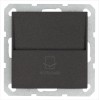 Выключатель карточный 10А IP20 отельный механизм антрацит Jasmart G6209B