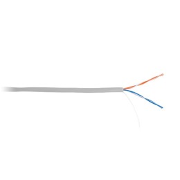 Кабель U/UTP кат.5 (класс D) 2 пары 100МГц ОЖ BC чистая медь внутр. PVC нг (В) сер. (уп.100м) NETLAN