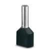 Наконечник кабельный AI-TWIN 2X 1.5 -10 BK (уп.100шт) Phoenix Contact 3201534