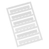 Маркировка Ш=12мм без надписей 36 шильдиков OptiClip MC12 КЭАЗ 349604
