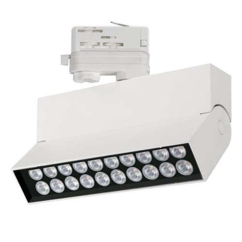 Светильник светодиодный LGD-LOFT-TRACK-4TR-S170-10W Warm3000 WH 24 deg DALI IP20 металл Arlight 0360