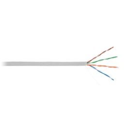 Кабель U/UTP кат.5E (класс D) 4 пары 100МГц ОЖ BC чистая медь внутр. PVC нг(В) сер. (уп.100м) NETLAN