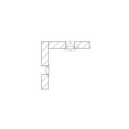 Комплект RC-2206 профиль встраив. с бортиками 2м SWG Standard 00000000985