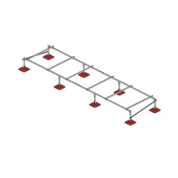 Конструкция опорная для установки оборудования TECHNORAPTOR FOOT 5000х1500 HD КМ TR0267