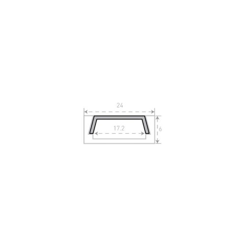 Комплект SF-2006 профиль накладной П-образный 2м SWG Standard 00000000987