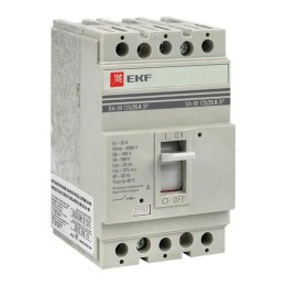 Выключатель автоматический 3п 125/25А 25кА ВА-99 PROxima EKF mccb99-125-25