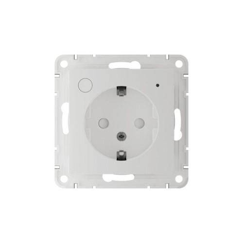 Розетка AtlasDesign Smart 16А L+N с заземл. защ. шторки Zigbee механизм бел. SE ATN000145Z