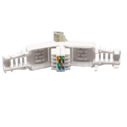 Коннектор 8P8C U/UTP кат.5E RJ-45 безынструментальный (DIY) SUPRLAN 10-0218-1