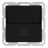 Выключатель карточный 10А IP20 отельный механизм черн. матовый soft touch Jasmart G6209PB