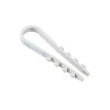 Дюбель-хомут PCD-R 11-18-55-100WH для круглого кабеля PA6.6 (уп.100шт) Jazzway 5054806