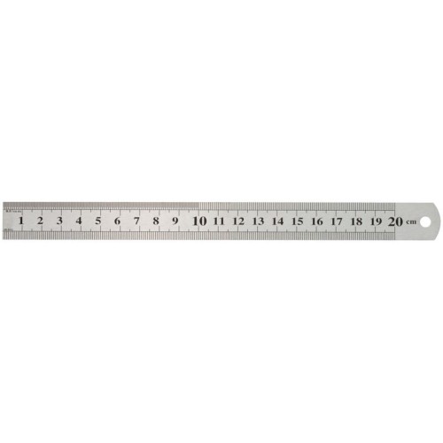 Линейка нержавеющая 200х19мм FIT 19002