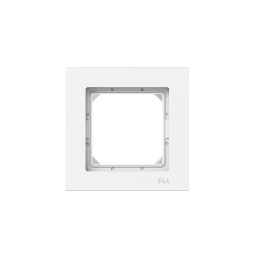Рамка 1-м Эпика IP44 бел. пластик EKF UP1-FPW-01-44