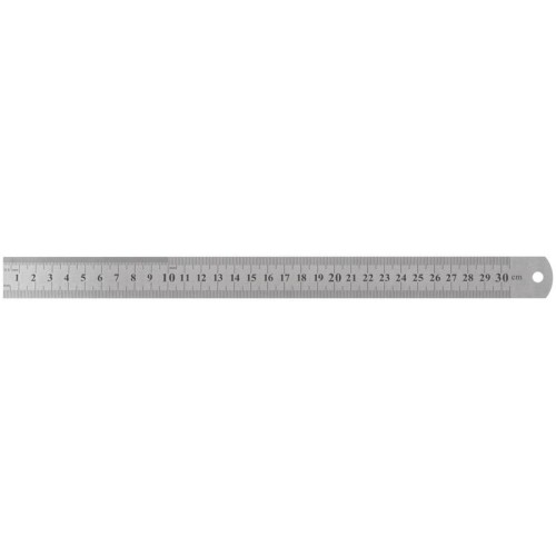 Линейка нержавеющая 300х28мм FIT 19003