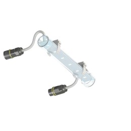 Светильник L-line A 0.25/4.5/Д/B/01/IKVII-11/33-38DC IP66 накладное крепление монохром голуб. LEDEL