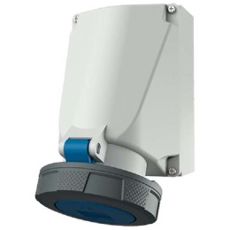 Розетка настенная 63A 3п 6ч 230B внутр. крепление винт. рамные клеммы X-CONTACT IP67 Mennekes 128A