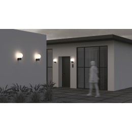 Светильник Bold 1х60Вт E27 IP54 бра настен. Maytoni O598WL-01B