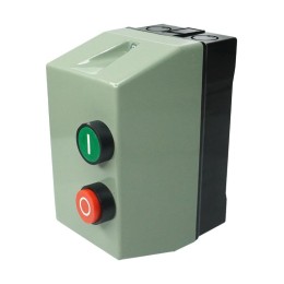 Пускатель ПМЛ-1220 10А кат. 380В AC 1НО IP54 с реле РТЛ-1014-2 7-10А в корпусе пластик. с кнопками П