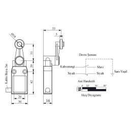 Выключатель концевой L61K13MEP121 EMAS L61K13MEP121