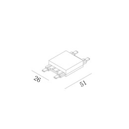 Коннектор системы CN-SLIM-WH-I SWG SLIM бел. PRO 00-00022067