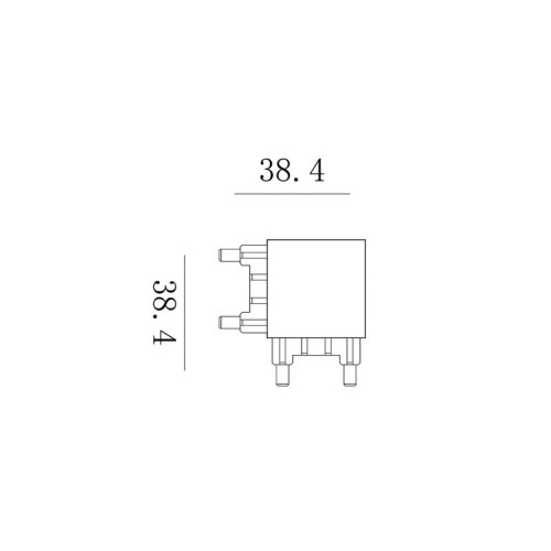 Коннектор системы CN-SLIM-WH-L SLIM бел. SWG PRO 00-00022073