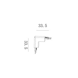 Коннектор системы CN-SLIM-WH-TL SLIM бел. SWG PRO 00-00022069