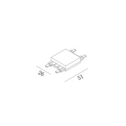 Коннектор системы CN-SLIM-BL-I SLIM черн.SWG PRO 00-00022066