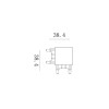 Коннектор системы CN-SLIM-BL-L SLIM черн. SWG PRO 00-00022072