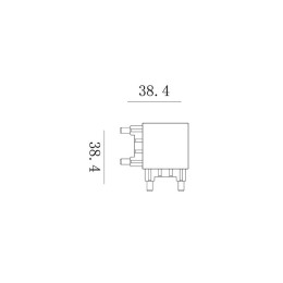 Коннектор системы CN-SLIM-BL-L SLIM черн. SWG PRO 00-00022072