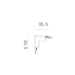 Коннектор системы CN-SLIM-BL-TL SLIM черн. SWG PRO 00-00022068