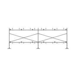 Конструкция опорная для установки нескольких солнечных панелей/коллекторов TECHNORAPTOR FOOT HD КМ T