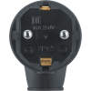 Вилка угловая 61 367 NCA-PLR01-16A-E-IP44-BL с заземл. каучук черн. Navigator 61367