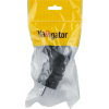 Вилка угловая 61 367 NCA-PLR01-16A-E-IP44-BL с заземл. каучук черн. Navigator 61367
