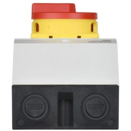 Переключатель кулачковый 16А (сх. 10) в боксе закрытая рукоятка авар. IEK MI-CS22-016-010