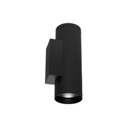 Светильник светодиодный архитектурный Gutta Twin 2х10Вт 5000К IP67 18град. RAL9005 черн. VARTON V1-G