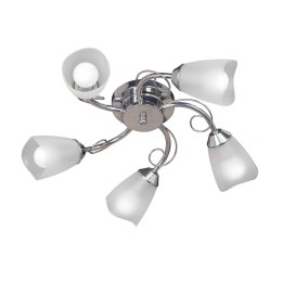Люстра V3881-9/5PL 5xE14 макс. 40Вт плафон ПП Vitaluce V3881-9/5PL