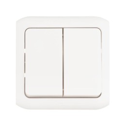 Выключатель 2-кл. ОП Quteo 10А IP44 250В 10AX бел. Leg 782302