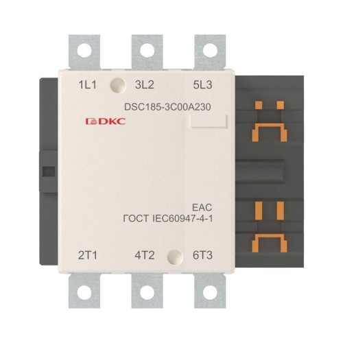 Контактор магнитный DSC185-3C00A230 185А 90кВт (AC3) 220В AC YON DSC185-3C00A230
