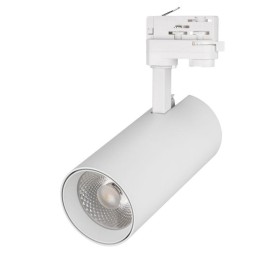 Светильник светодиодный LGD-GERA-TRUECOLOR-4TR-R90-30W Warm3000 CRI98 WH 24 deg IP20 230В металл Arl
