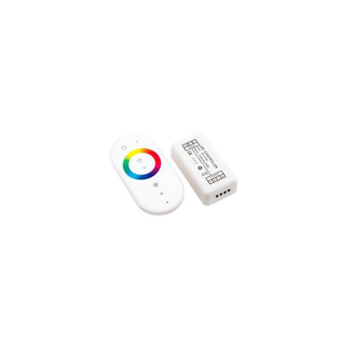 Контроллер радио RGB сенсорный RF-RGB-S-18A-WH2 18А 12/24В модель 2 бел. SWG Standard 00000000963