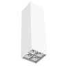 Светильник светодиодный DL-Box Reflect Multi 2х2 10Вт 3000К 80х80х300 накладной 55град. RAL9003 бел.