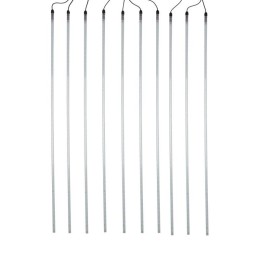 Гирлянда светодиодная "Тающие сосульки" 10шт х100см шаг 100см 960LED бел. 60Вт 24В IP67 соединяемая