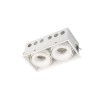 Корпус светильника COMBO-CRD2-WH-2 IP20 потолочн. встраив. поворотн. бел. алюм. SWG PRO 00-00009944