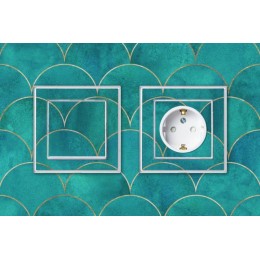 Розетка 1-м СП AtlasDesign Art 16А IP20 с заземл. защ. шторки механизм бел. SE ATN200145