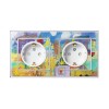 Розетка 1-м СП AtlasDesign Art 16А IP20 с заземл. защ. шторки механизм бел. SE ATN200145