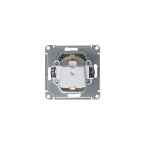 Розетка 1-м СП AtlasDesign 16А IP20 с заземл. защ. шторки механизм алюм. SE ATN000345
