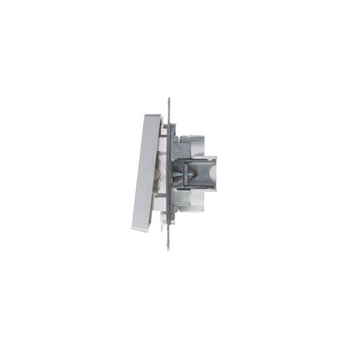 Переключатель проходной 1-кл. СП AtlasDesign 10А IP20 (сх. 6) 10AX механизм алюм. SE ATN000361
