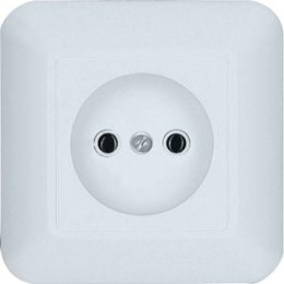 Розетка 1-м СП Прима 10А IP20 250В без заземл. без защ. шторок бел. (розн. упак.) SchE RS10-184-BI